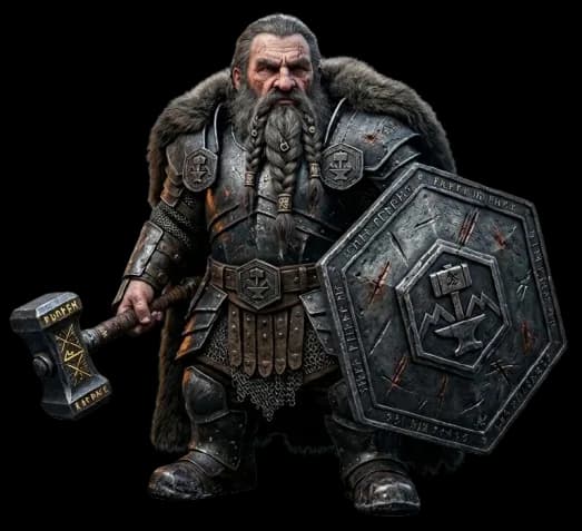 Harbek Ironforge en el campo de batalla