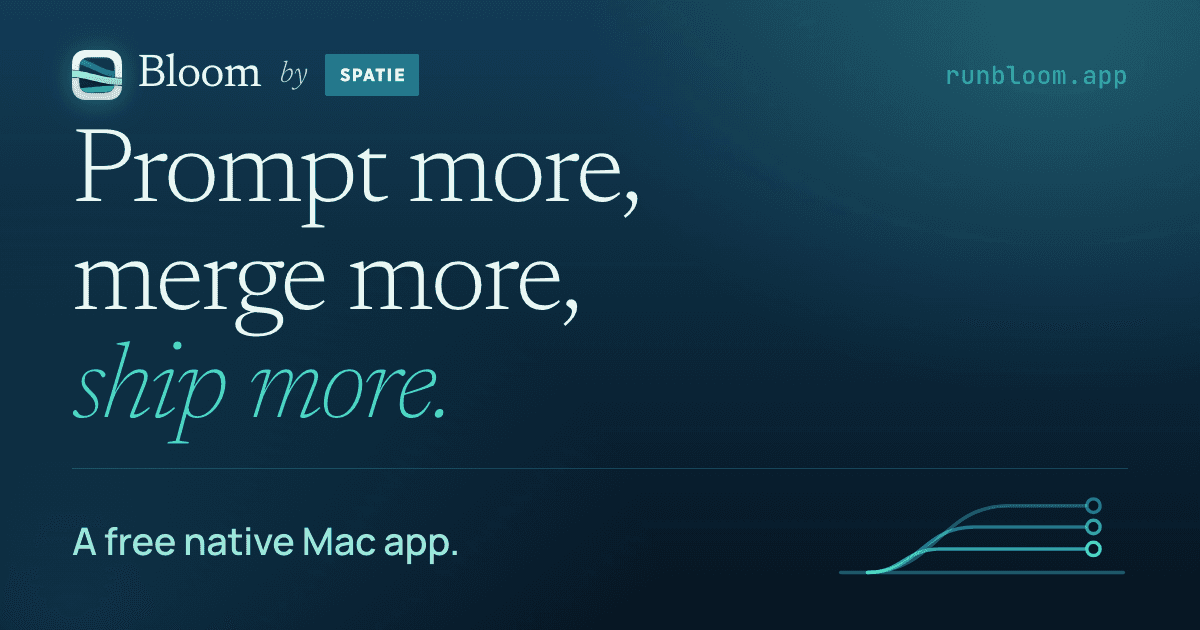 Bloom, la app de Spatie para correr Claude Code y Codex en paralelo en el Mac