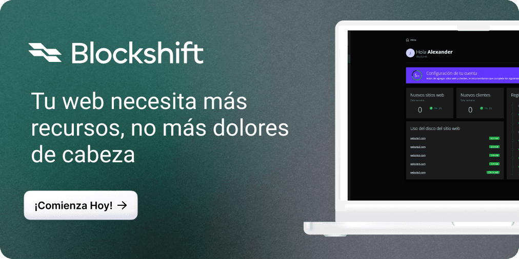 Publicidad Blockshift - Plataforma de desarrollo